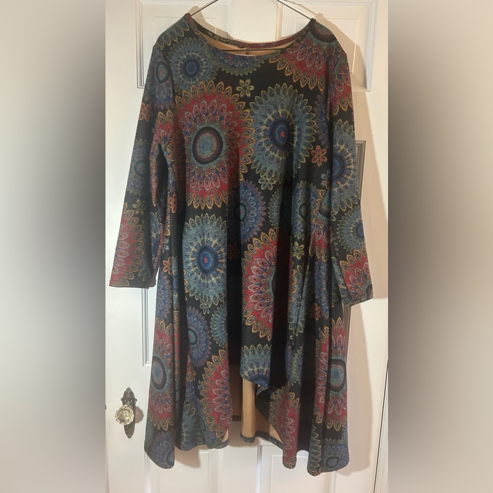 Depending on the Horizon kaleidoscope dress